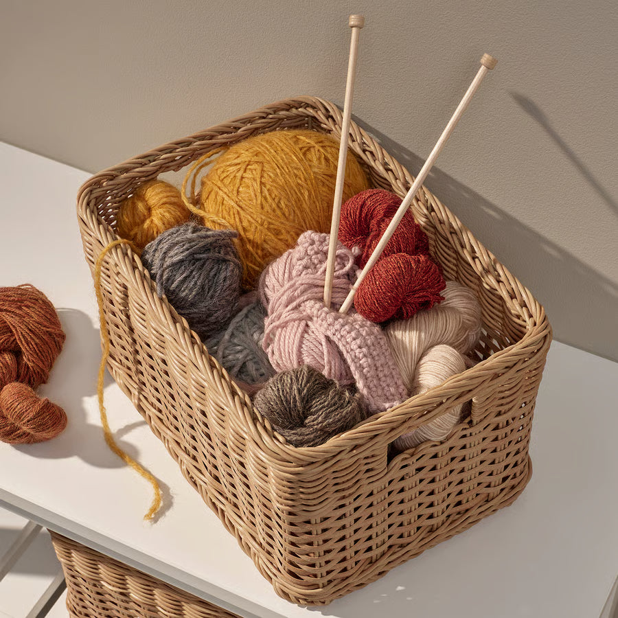 CESTA RATTAN RETTANGOLARE