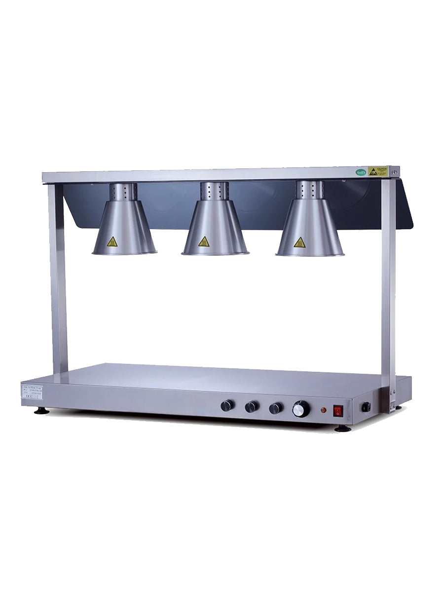 SCALDA BUFFET 3 LAMPADE CON PIANO RISCALDATO