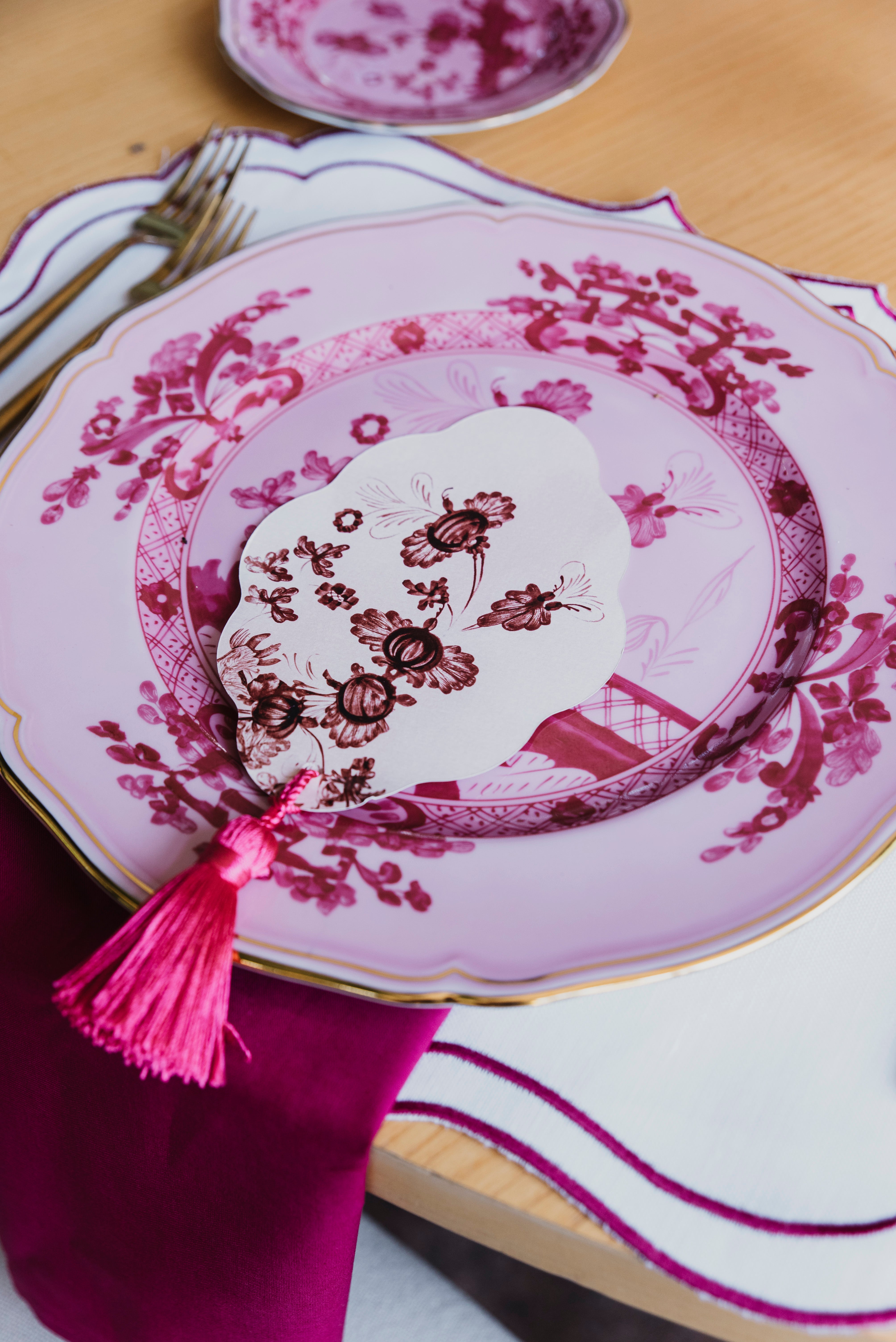 TOVAGLIOLO LINO FUCSIA