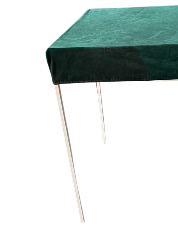 COPERTURA BANCHETTO GEA VELLUTO - VERDE INGLESE
