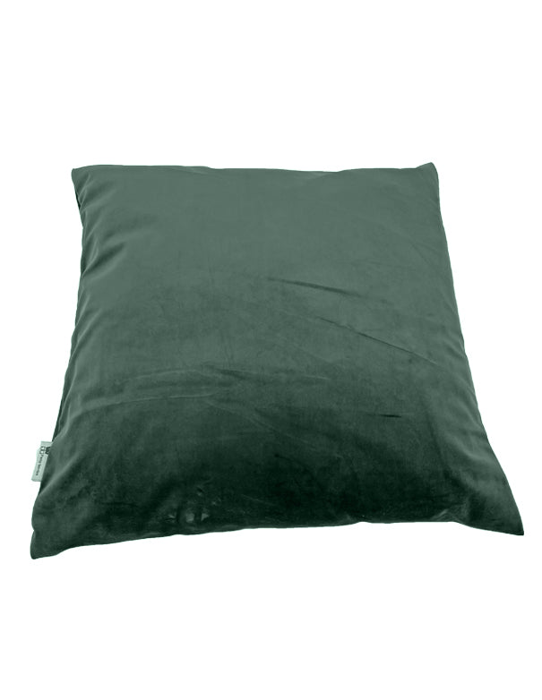 CUSCINO VELLUTO VERDE INGLESE