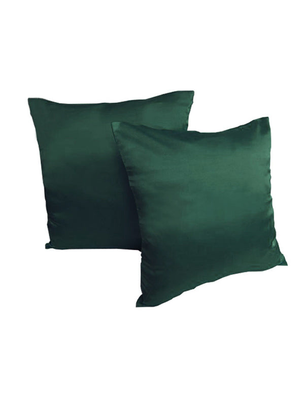 CUSCINO IN RASO VERDE INGLESE