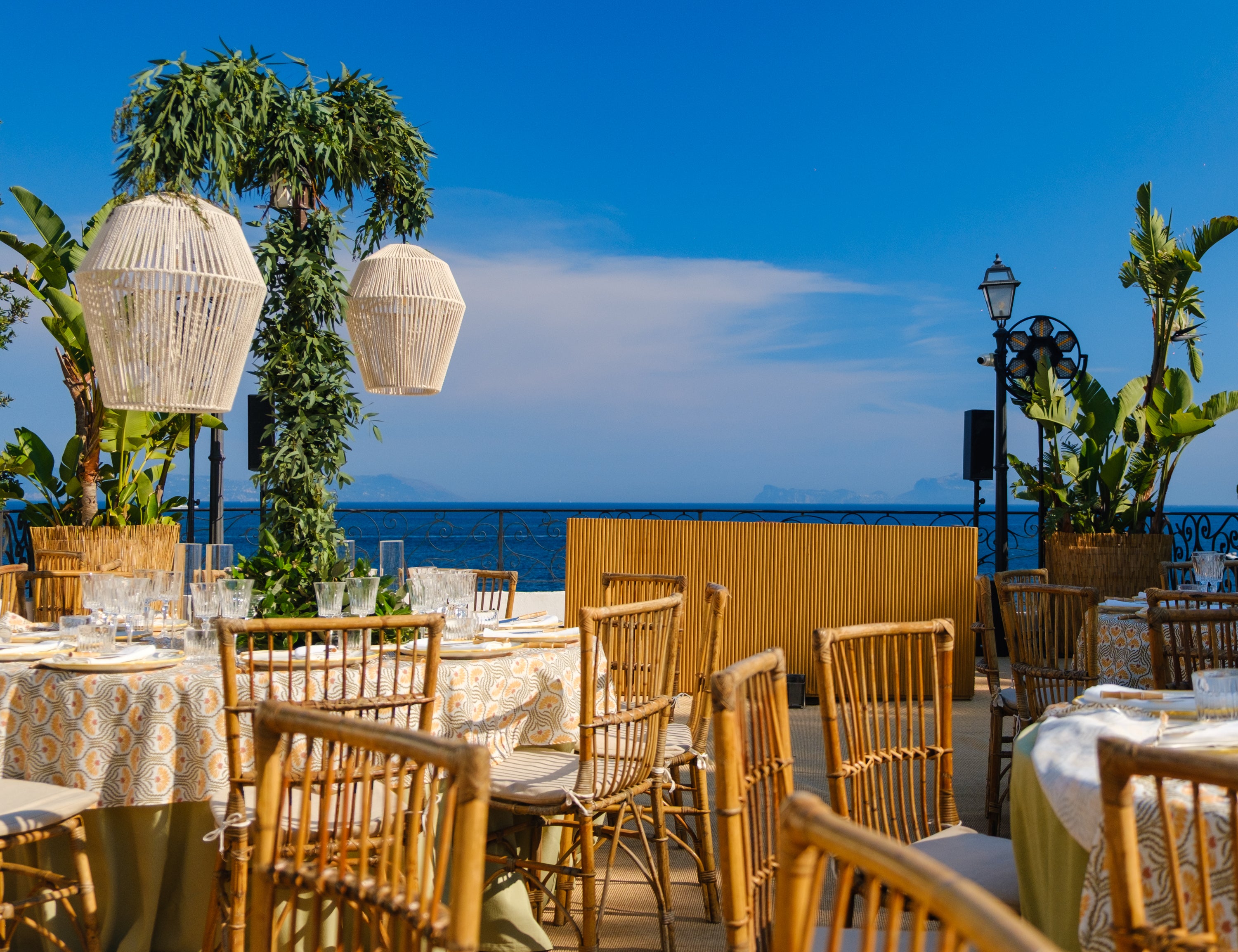 LAMPADARIO CORDA CREAM