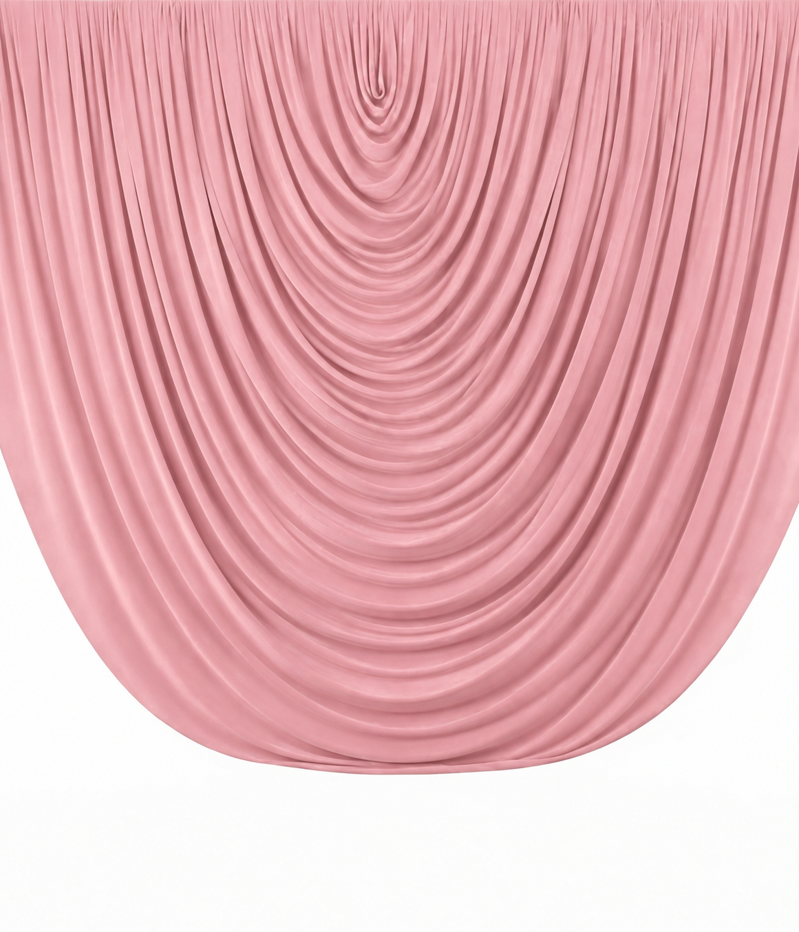 MANTOVANA PLISSETTATA IN DOPPIO GEORGETTE ROSA