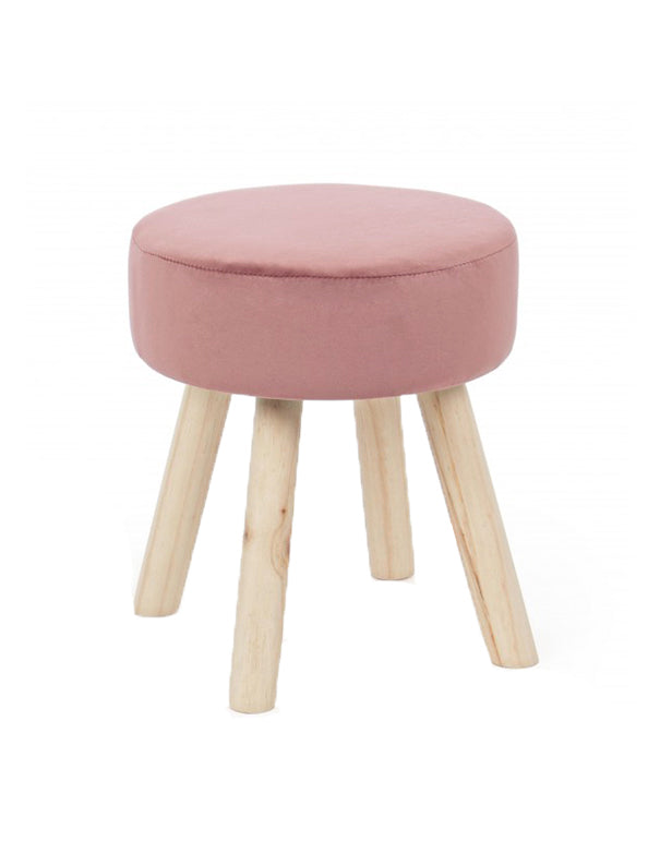 POUF ADELINE ROSA ANTICO