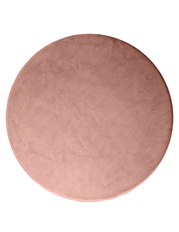 SOTTOPIATTO TONDO VELLUTO ROSA CIPRIA