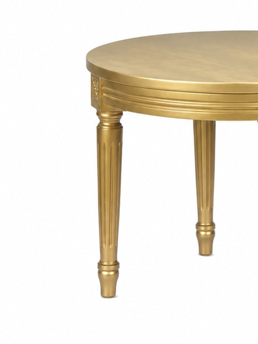TAVOLINO LUIGI XVI LEGNO ORO
