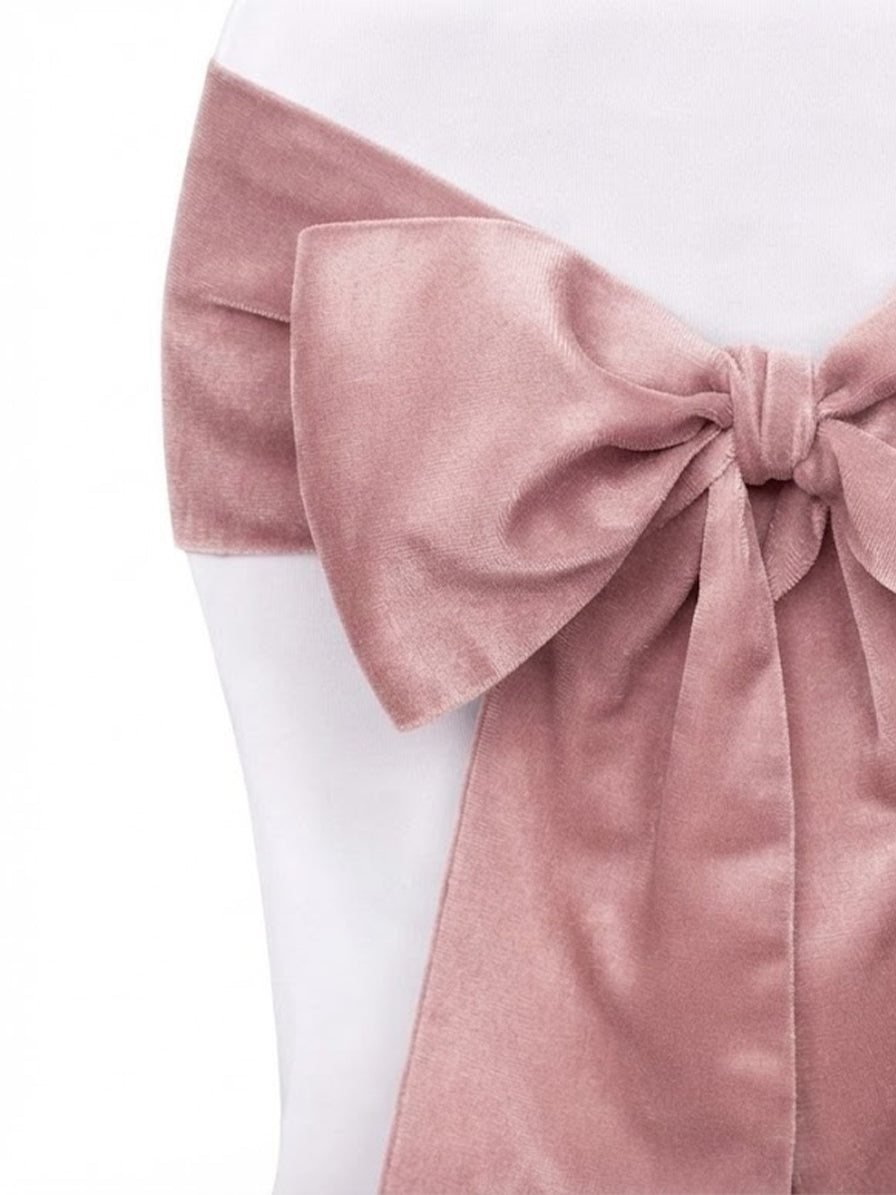FIOCCO PER SEDIA VELLUTO ROSA ANTICO