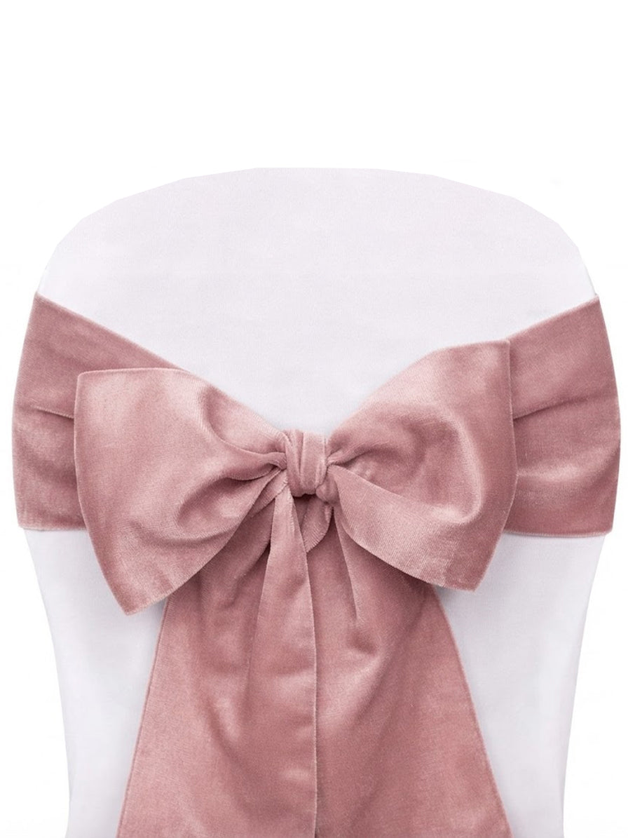 FIOCCO PER SEDIA VELLUTO ROSA ANTICO