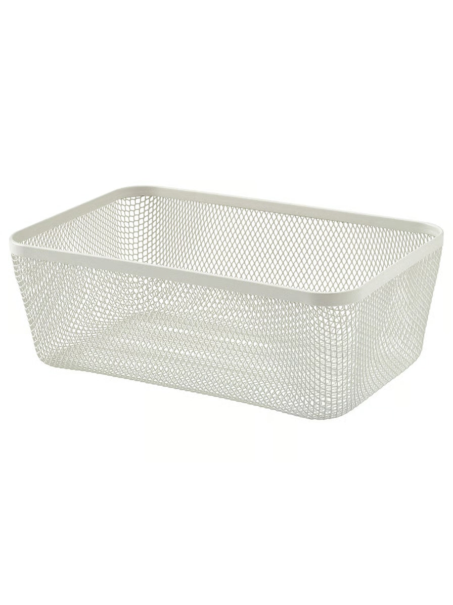 CESTINO PER ALIMENTI METALLO BIANCO