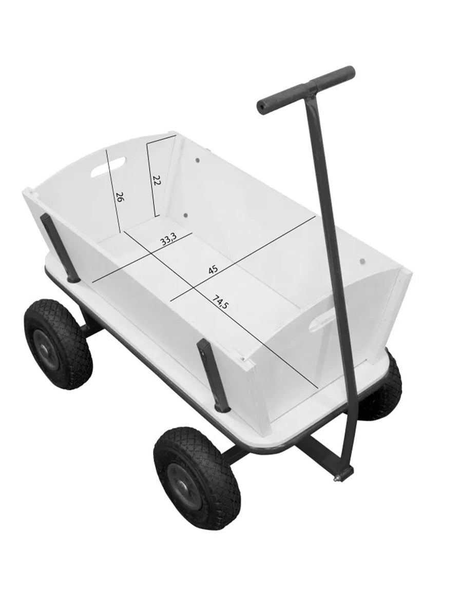 CARRELLO DA TRASPORTO IN LEGNO
