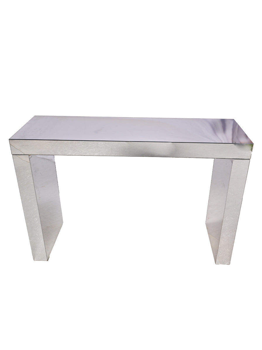 CONSOLLE SPECCHIATA ARGENTO VUOTA